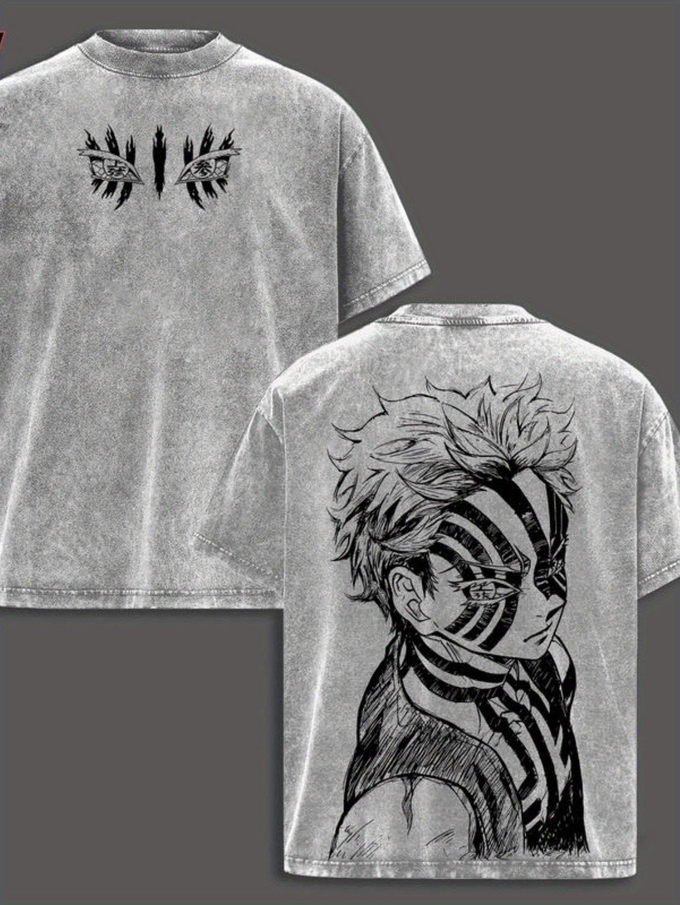 Camiseta Akaza Minimal – Kimetsu no Yaiba