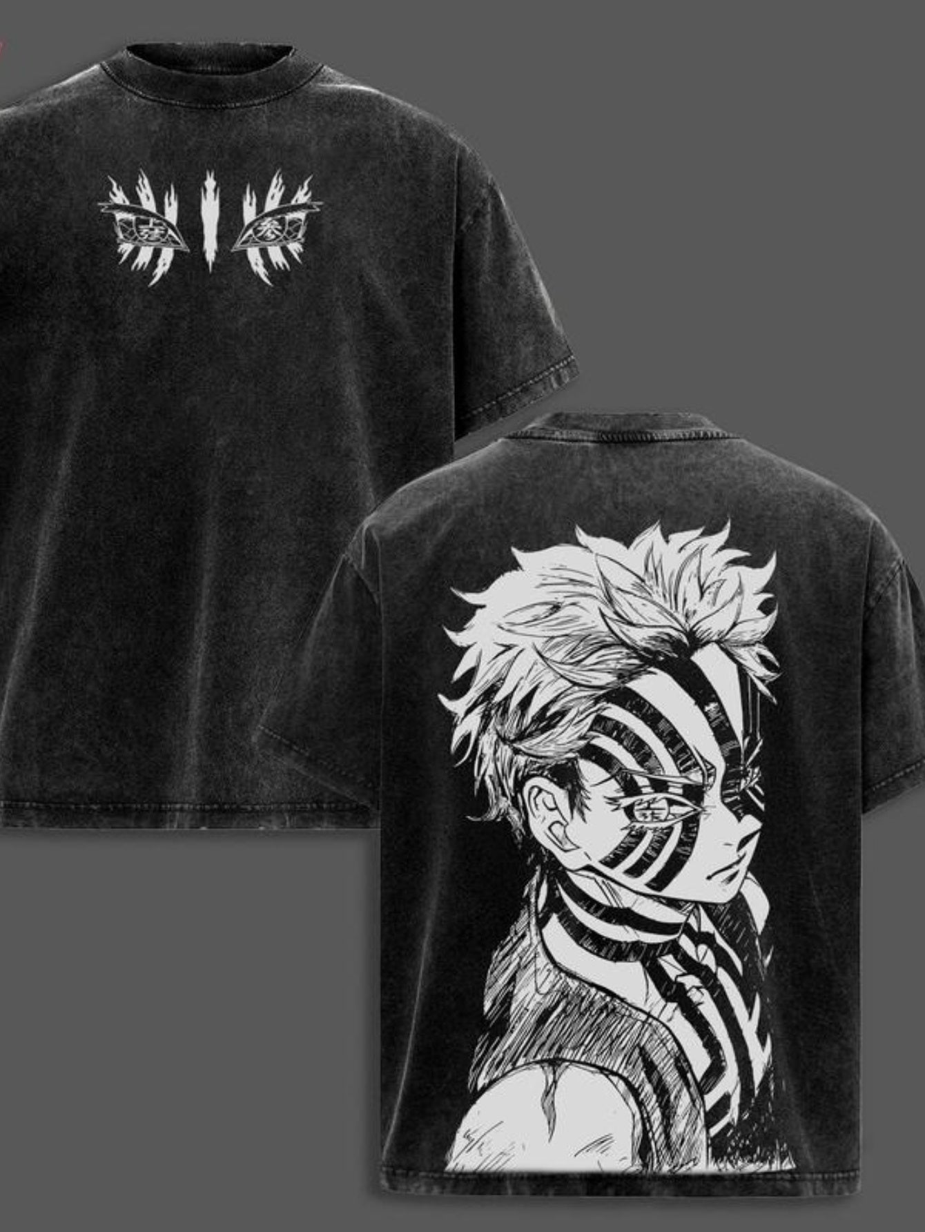 Camiseta Akaza Minimal – Kimetsu no Yaiba