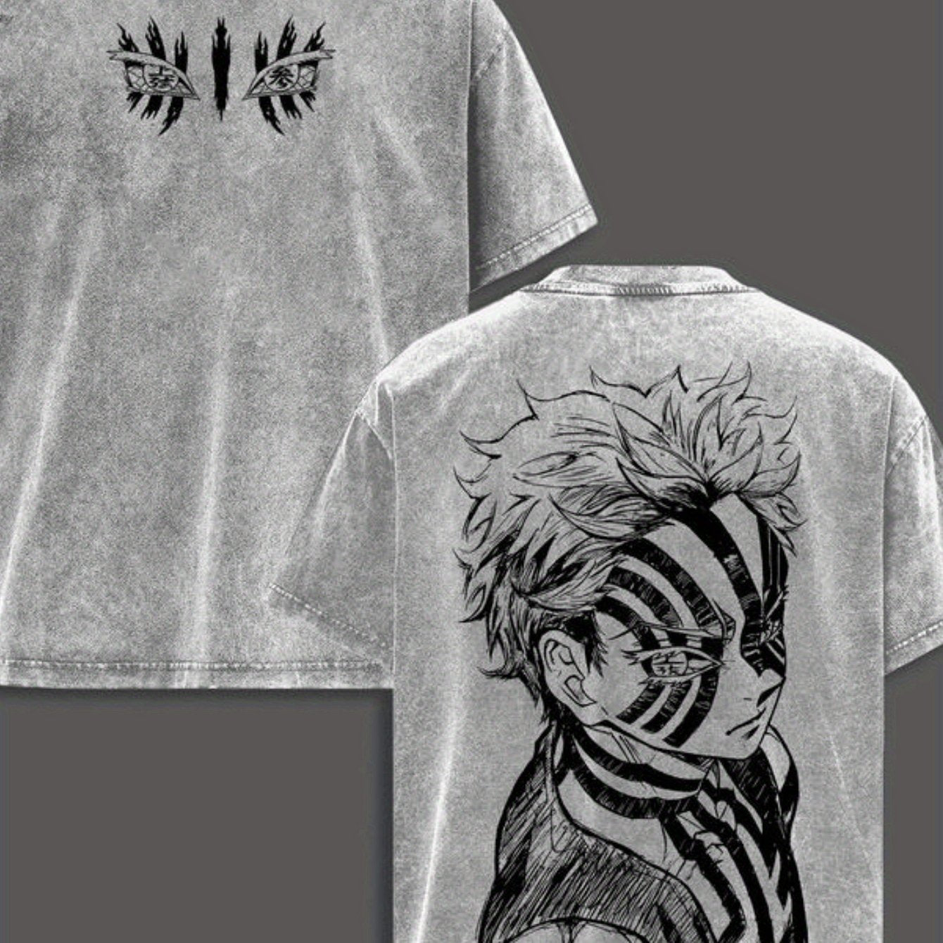 Camiseta Akaza Minimal – Kimetsu no Yaiba