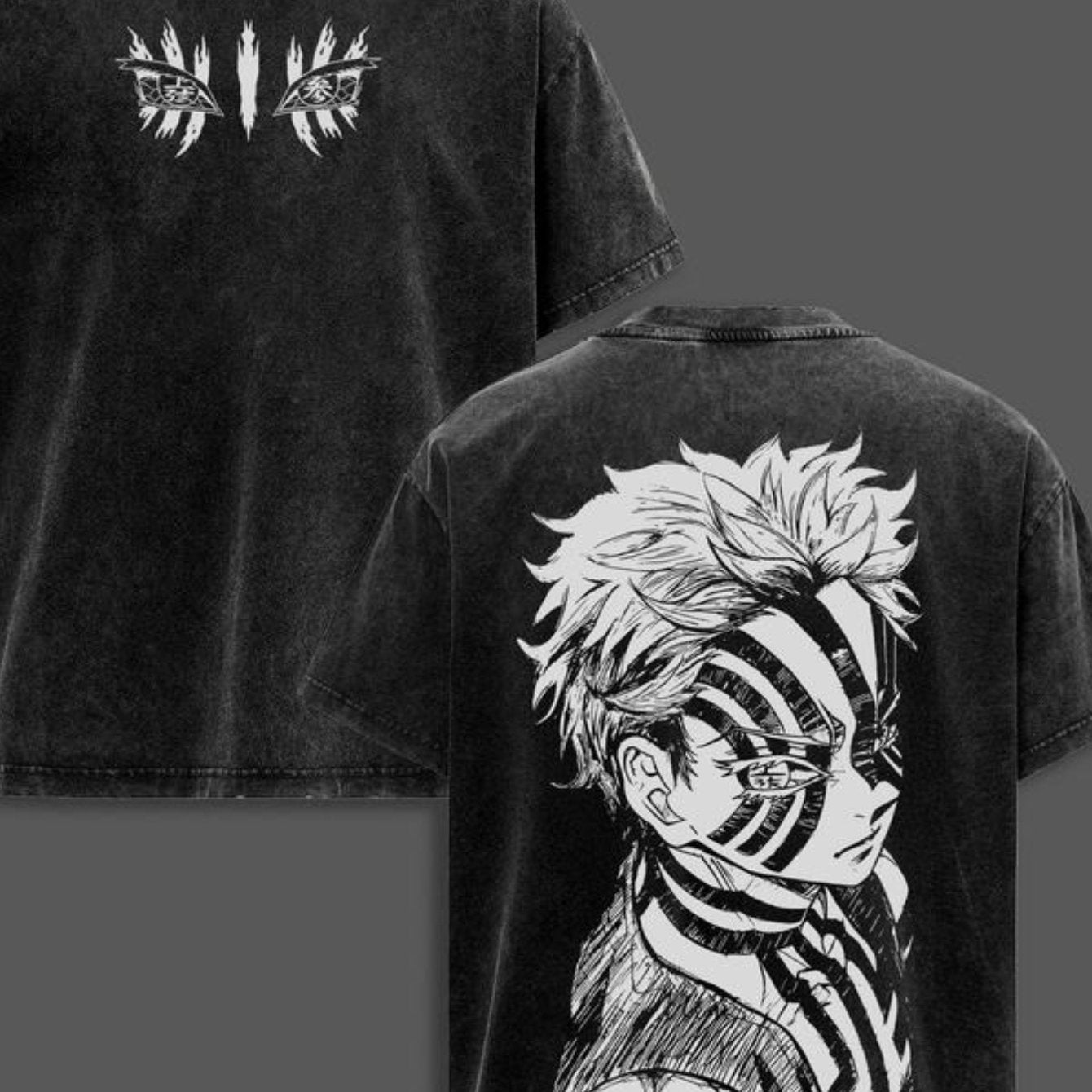 Camiseta Akaza Minimal – Kimetsu no Yaiba