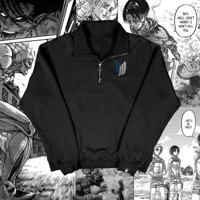 Attack on Titan - Wings Of Freedom Quarter Zip