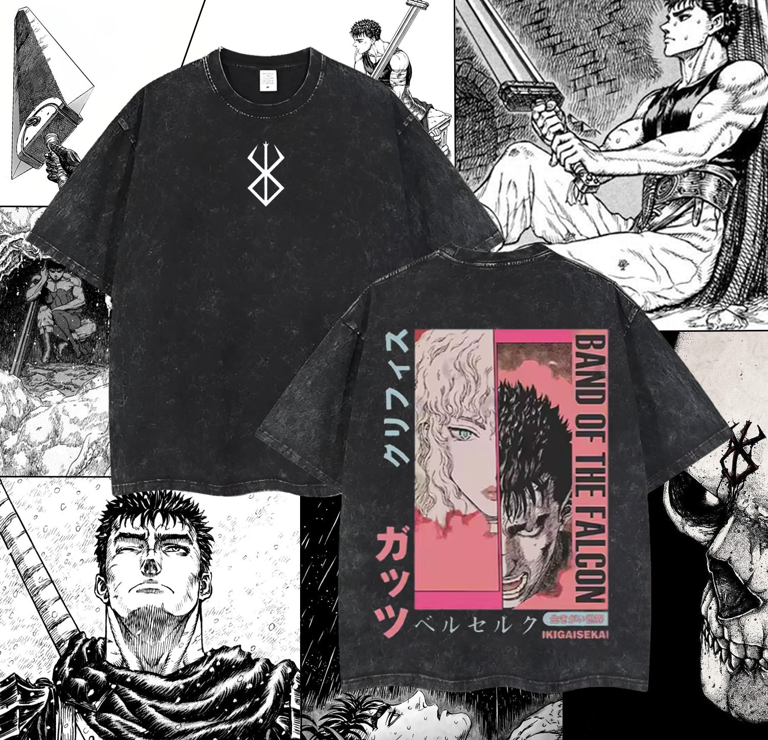 Camiseta Berserk – Band of the Falcon