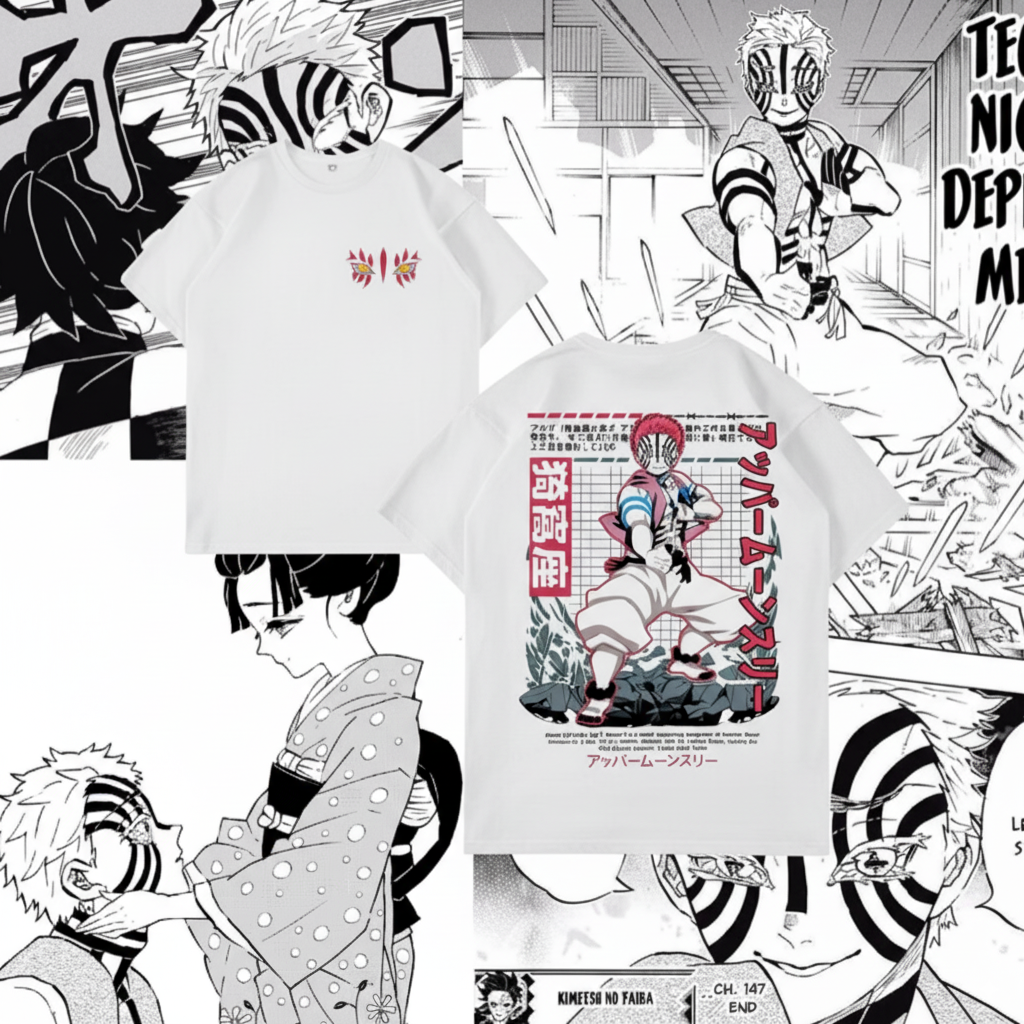 Camiseta Akaza – Kimetsu no Yaiba