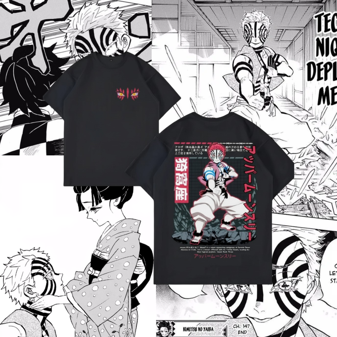 Camiseta Akaza – Kimetsu no Yaiba
