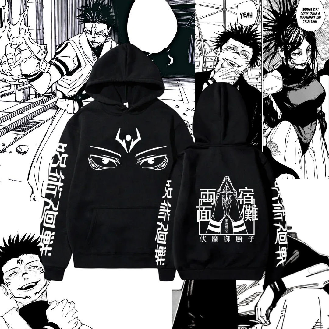 Sudadera Sukuna – Jujutsu Kaisen