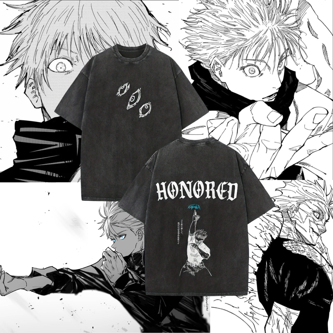 Camiseta Gojo Satoru – Jujutsu Kaisen