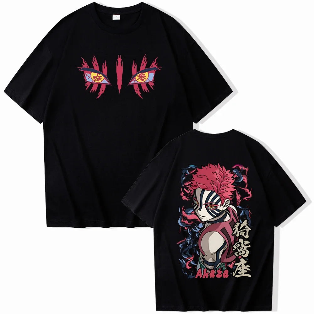 Camiseta Akaza Demonio Superior – Kimetsu no Yaiba