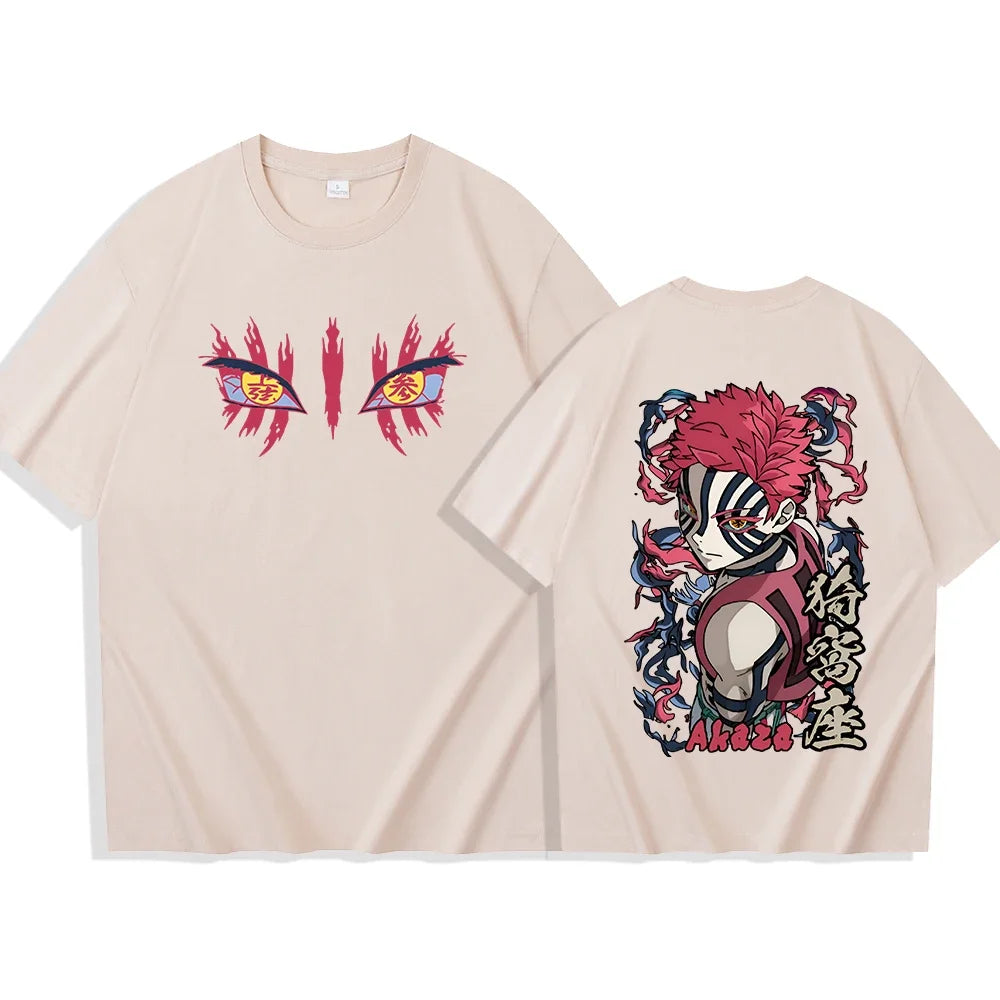 Camiseta Akaza Demonio Superior – Kimetsu no Yaiba