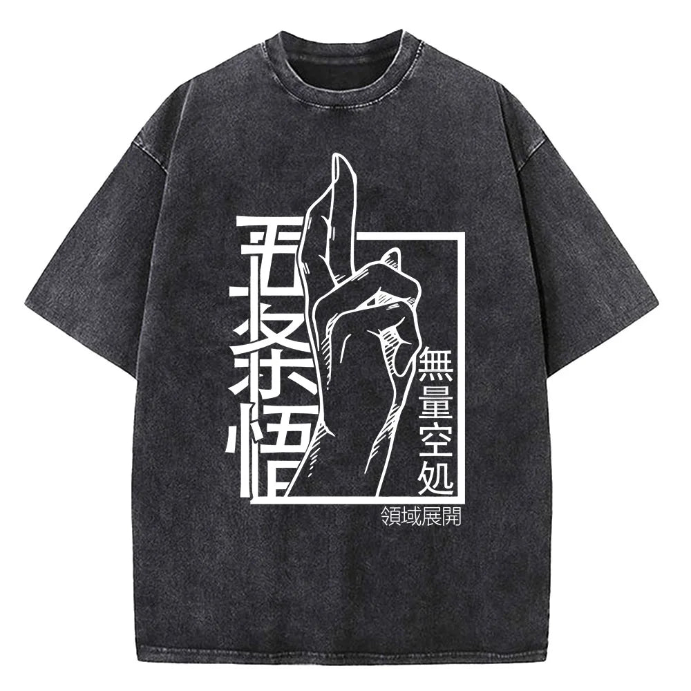 Camiseta Gojo Satoru – Infinito (Jujutsu Kaisen)