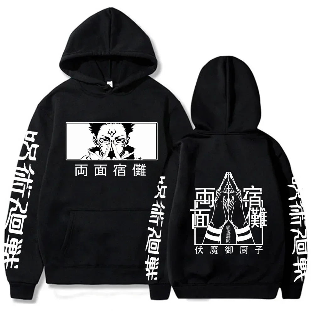 Sudadera Sukuna Manga Style – Jujutsu Kaisen