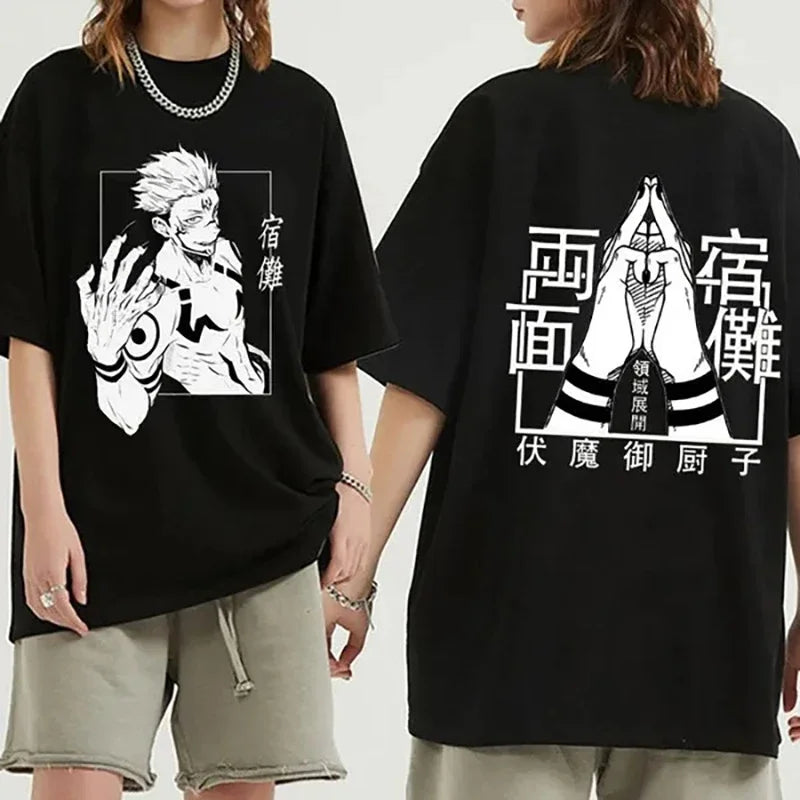 Camiseta Oversize Jujutsu Kaisen – Ryomen Sukuna