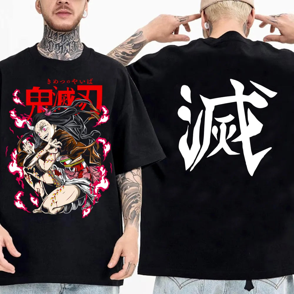 Camiseta Oversize Demon Slayer – Nezuko