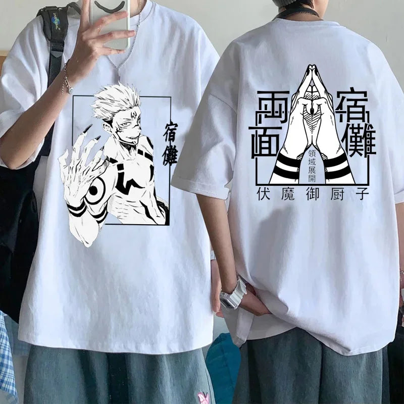 Camiseta Oversize Jujutsu Kaisen – Ryomen Sukuna