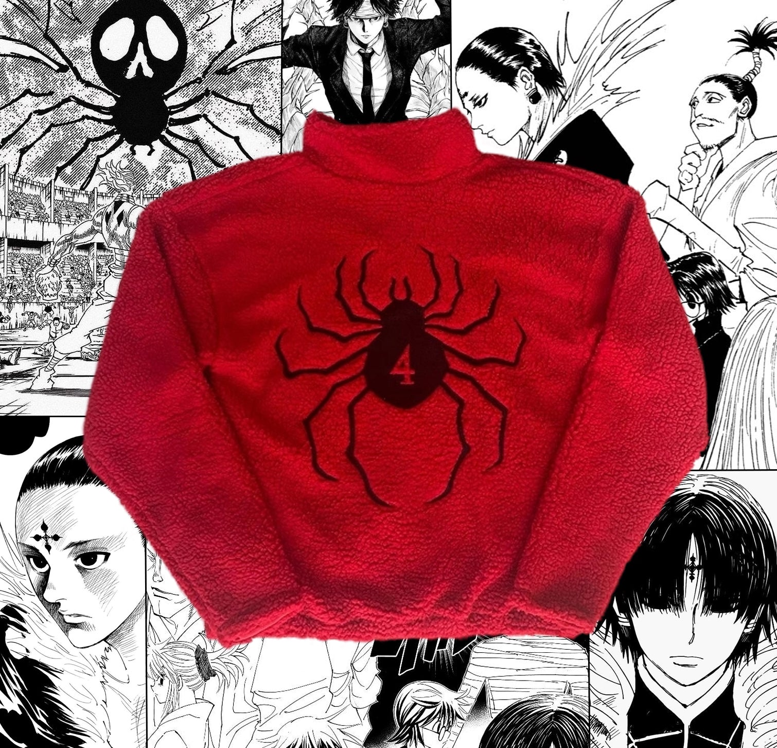 Hunter X Hunter - Spiders Sherpa Fleece