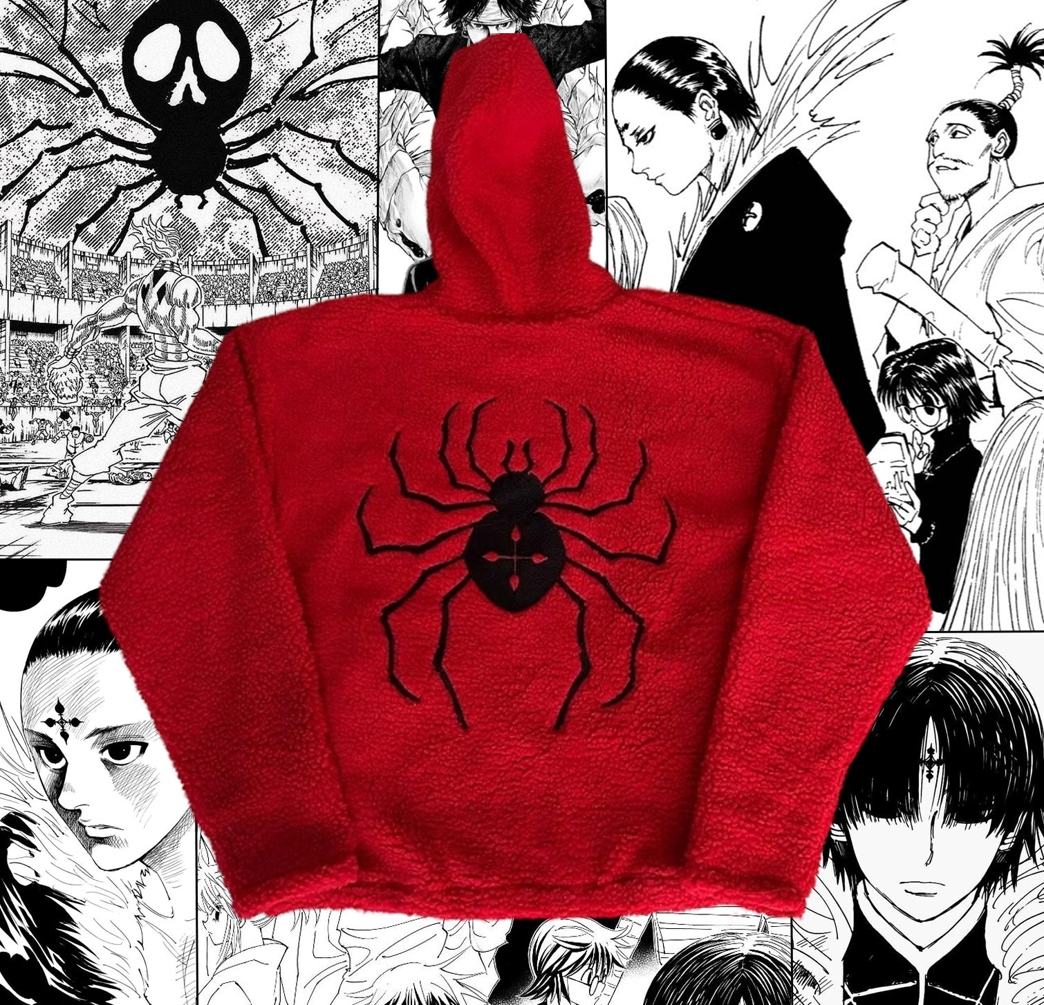 Hunter X Hunter - Spiders Sherpa Fleece