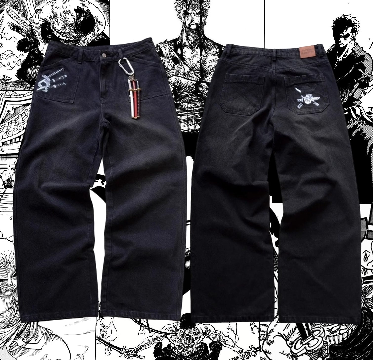 One Piece - Zoro Jeans + Gift Sword