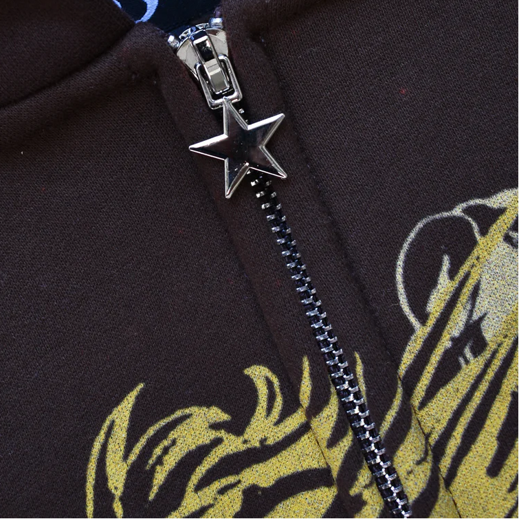 JoJo's Bizarre Adventure -The world Zip Up Hoodie