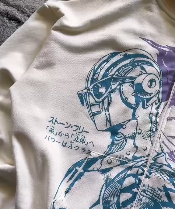 JoJo's Bizarre Adventure - Star Platinum Zip Up Hoodie